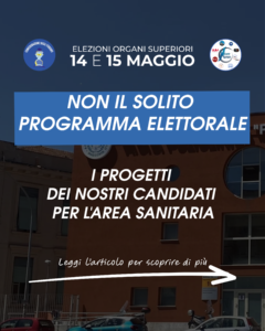 Scopri di più sull'articolo Non il Solito Programma Elettorale – I Progetti dei Nostri Candidati per l’Area Sanitaria