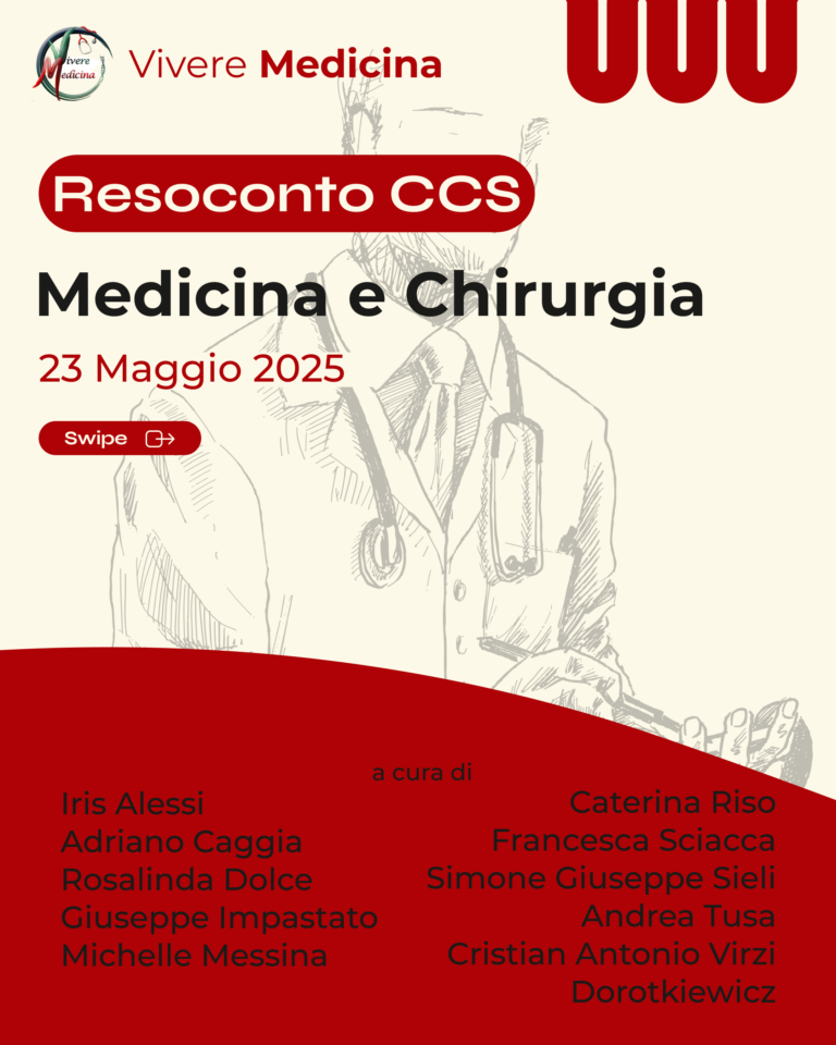 RESOCONTO CONSIGLIO DI CORSO DI STUDI in MEDICINA e CHIRURGIA – 23 Maggio 2025