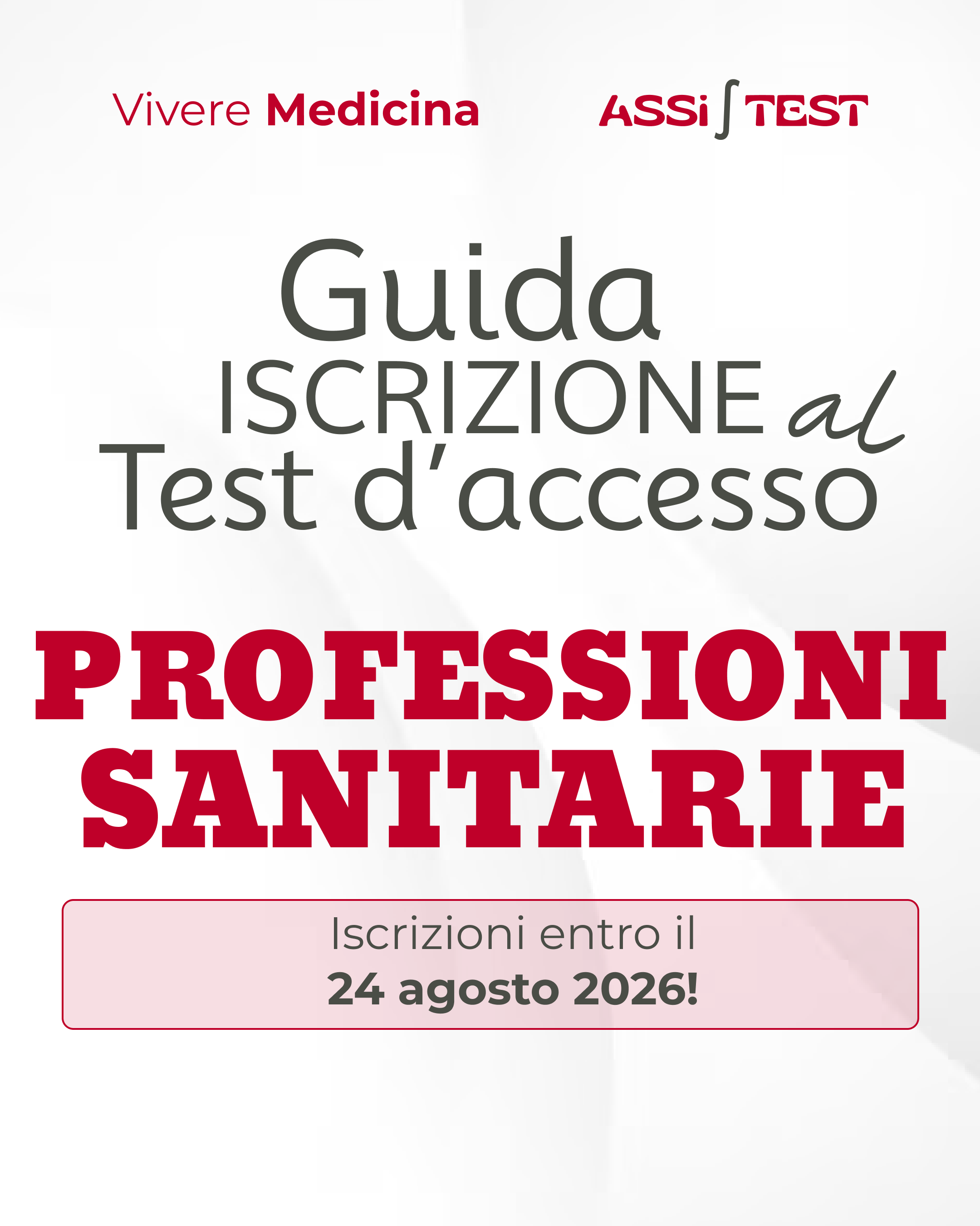 Scopri di più sull'articolo 🩺 Il bando per Professioni Sanitarie 2026 è online: tutto quello che devi sapere + guida veloce all’iscrizione